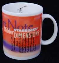 Starbucks LIGHT NOTES Dimensions Coffee Mug